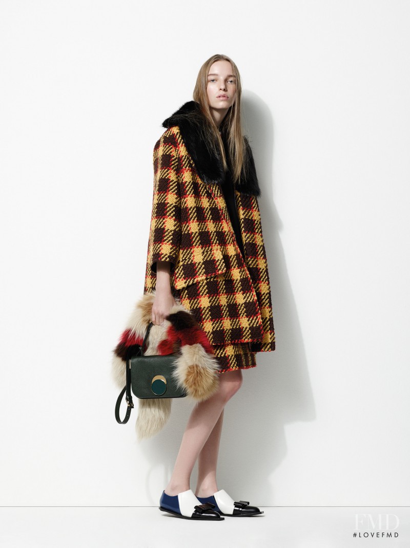 Jamilla Hoogenboom featured in  the Marni lookbook for Pre-Fall 2016