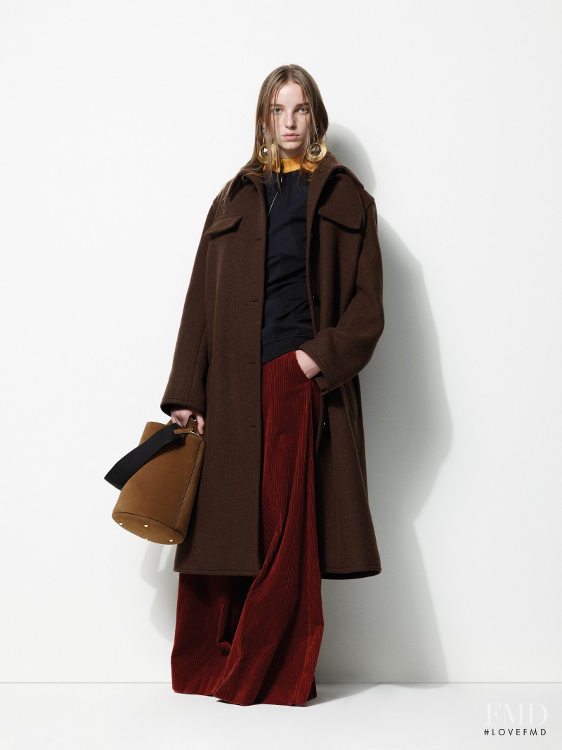 Jamilla Hoogenboom featured in  the Marni lookbook for Pre-Fall 2016