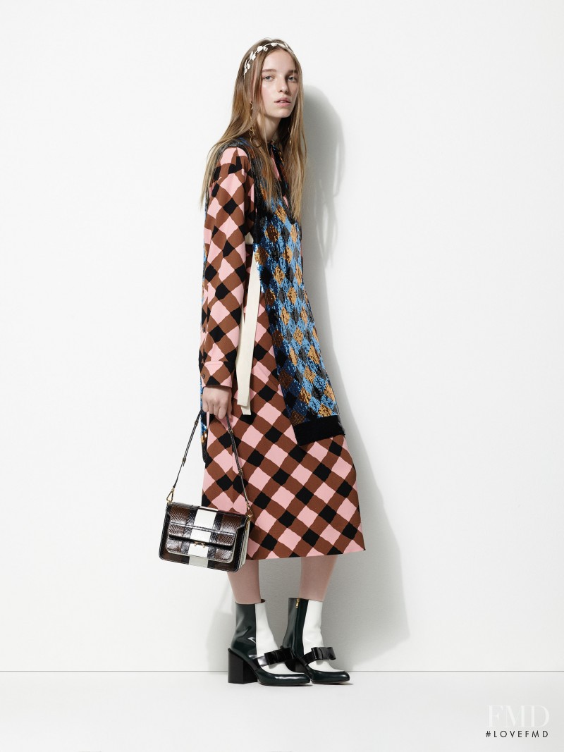 Jamilla Hoogenboom featured in  the Marni lookbook for Pre-Fall 2016