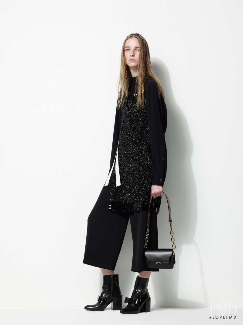 Jamilla Hoogenboom featured in  the Marni lookbook for Pre-Fall 2016