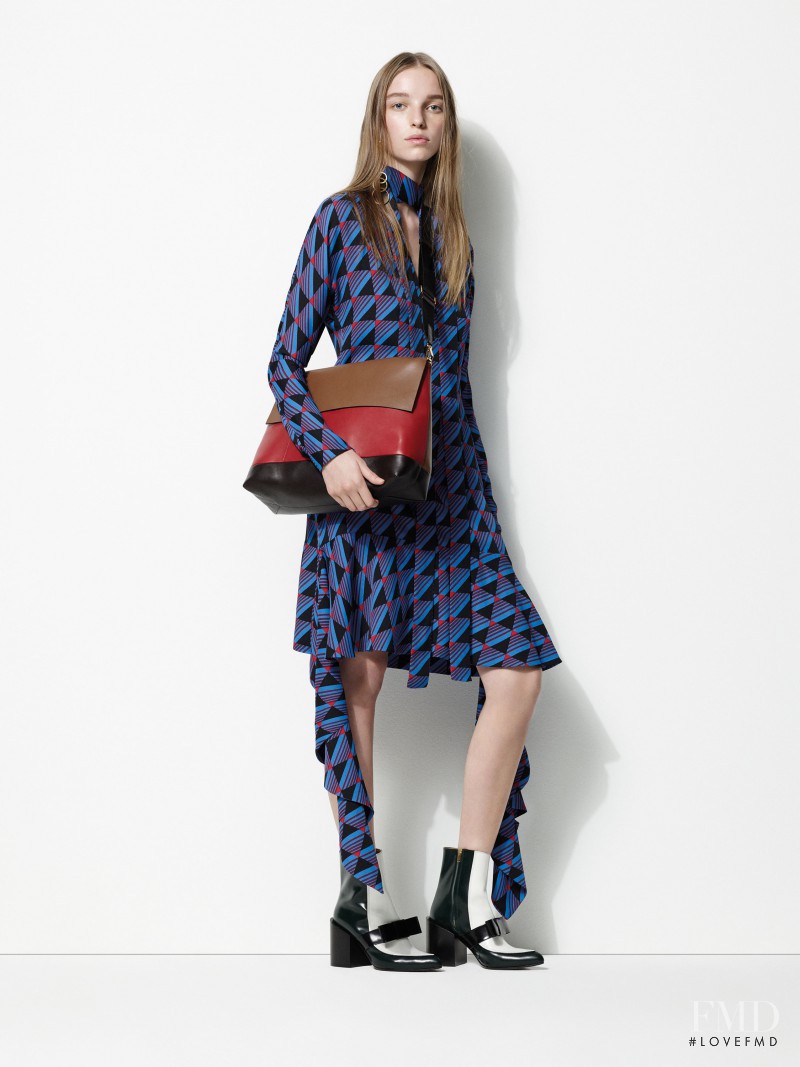 Jamilla Hoogenboom featured in  the Marni lookbook for Pre-Fall 2016