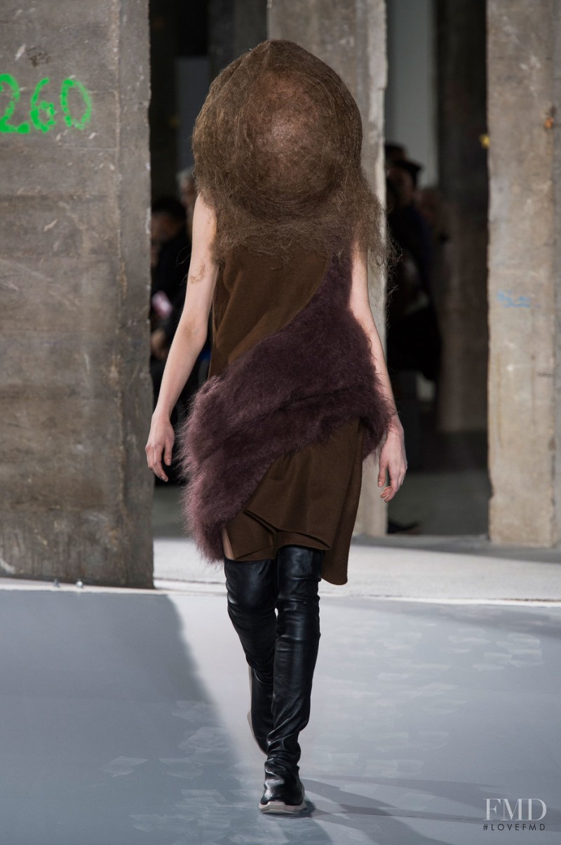 Lana Forneck featured in  the Rick Owens Mastodon fashion show for Autumn/Winter 2016