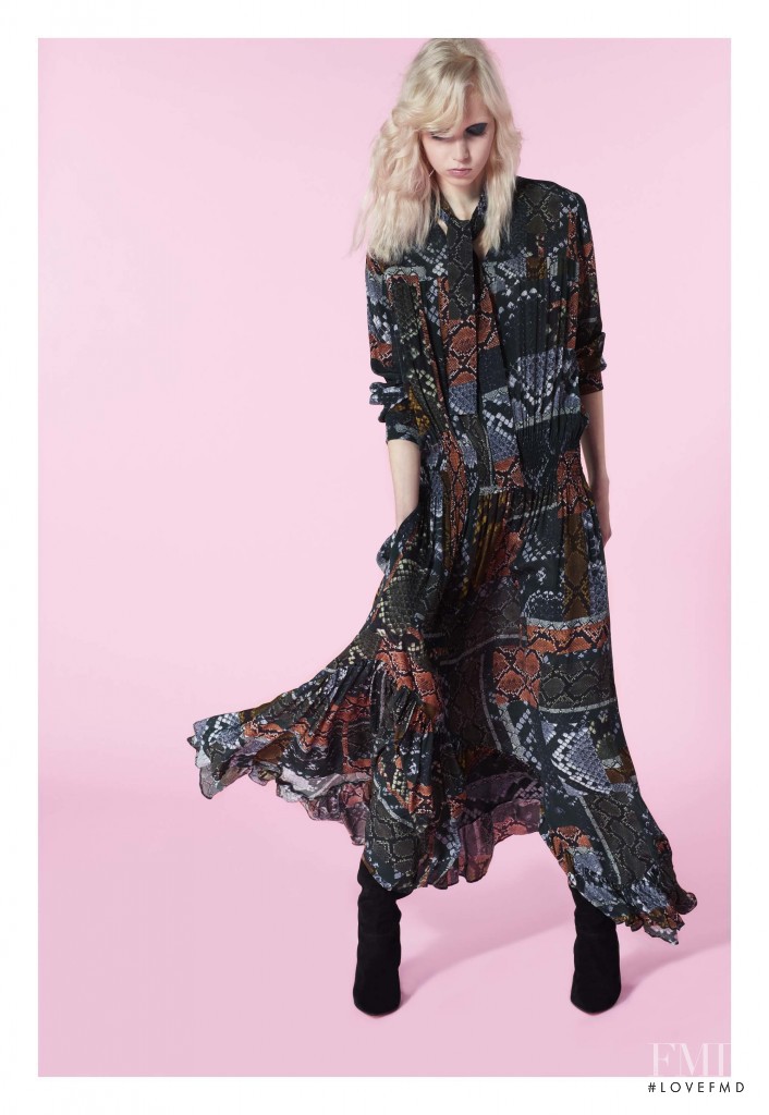 Cheyenne Keuben featured in  the Preen Line fashion show for Pre-Fall 2016