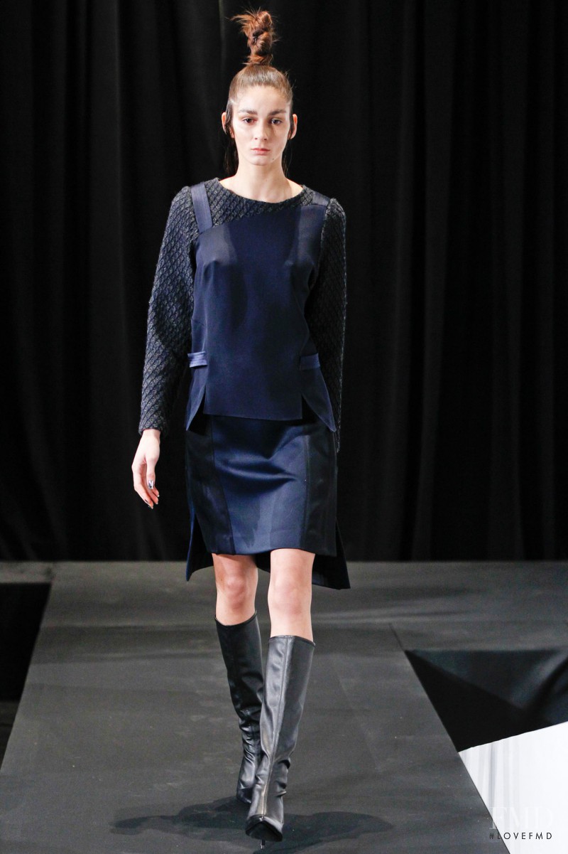 Irene Esterlis featured in  the Daniel Silverstain fashion show for Autumn/Winter 2015