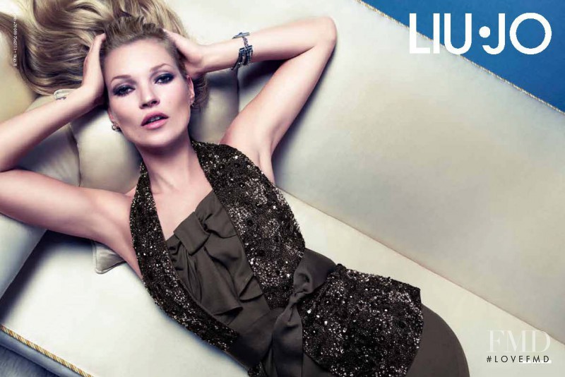 Kate Moss featured in  the Liu Jo advertisement for Spring/Summer 2011