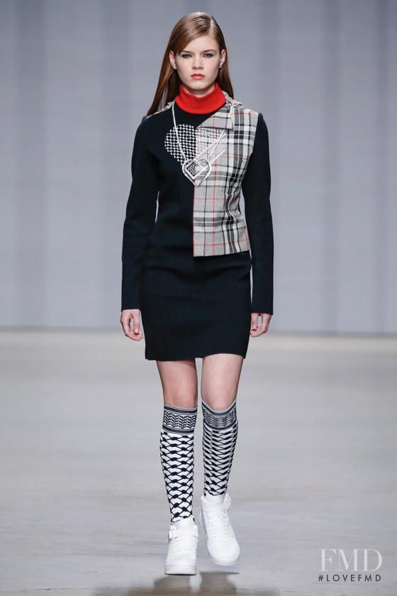 Anouk Toma featured in  the Aziz Bekkaoui fashion show for Autumn/Winter 2015