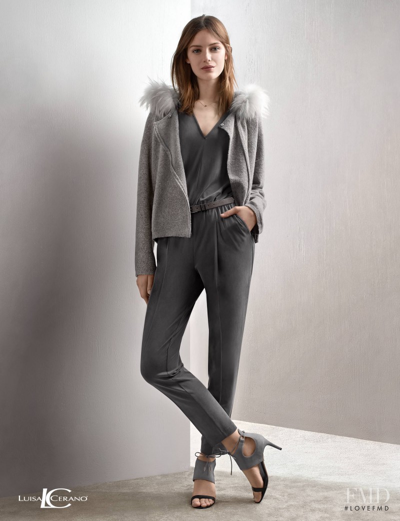 Esther Heesch featured in  the Luisa Cerano advertisement for Autumn/Winter 2015