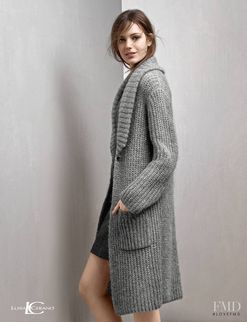 Esther Heesch featured in  the Luisa Cerano advertisement for Autumn/Winter 2015