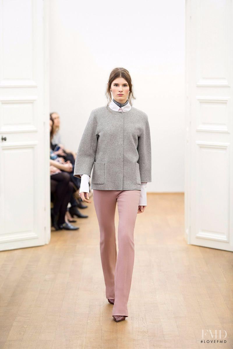 Alicia Holtz featured in  the Escada fashion show for Autumn/Winter 2015