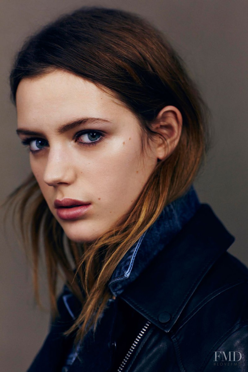 Esther Heesch featured in  the AllSaints lookbook for Spring 2015