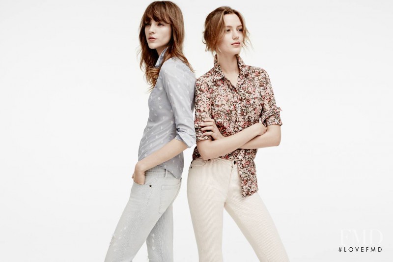 Esther Heesch featured in  the LOFT by Ann Taylor lookbook for Spring 2015