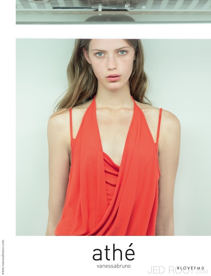 Esther Heesch featured in  the Vanessa Bruno Athe advertisement for Spring/Summer 2014