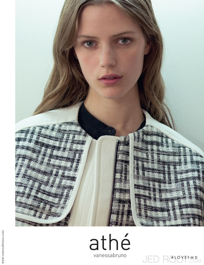 Esther Heesch featured in  the Vanessa Bruno Athe advertisement for Spring/Summer 2014