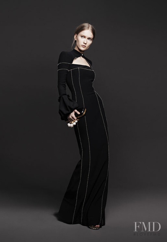 Katerina Ryabinkina featured in  the Alexander McQueen lookbook for Autumn/Winter 2013