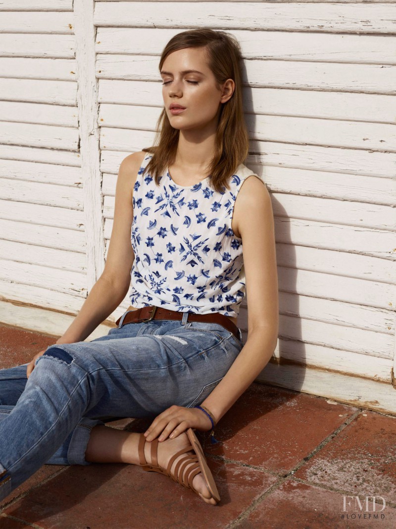 Esther Heesch featured in  the Mango catalogue for Spring/Summer 2015