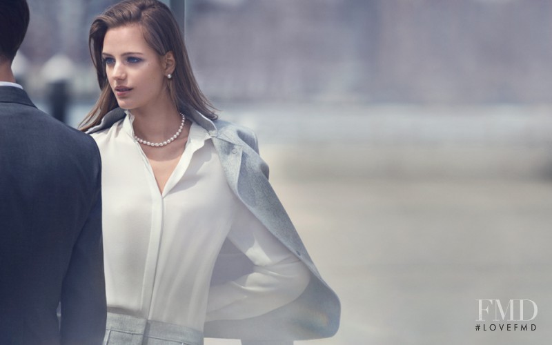 Esther Heesch featured in  the Mikimoto advertisement for Autumn/Winter 2015