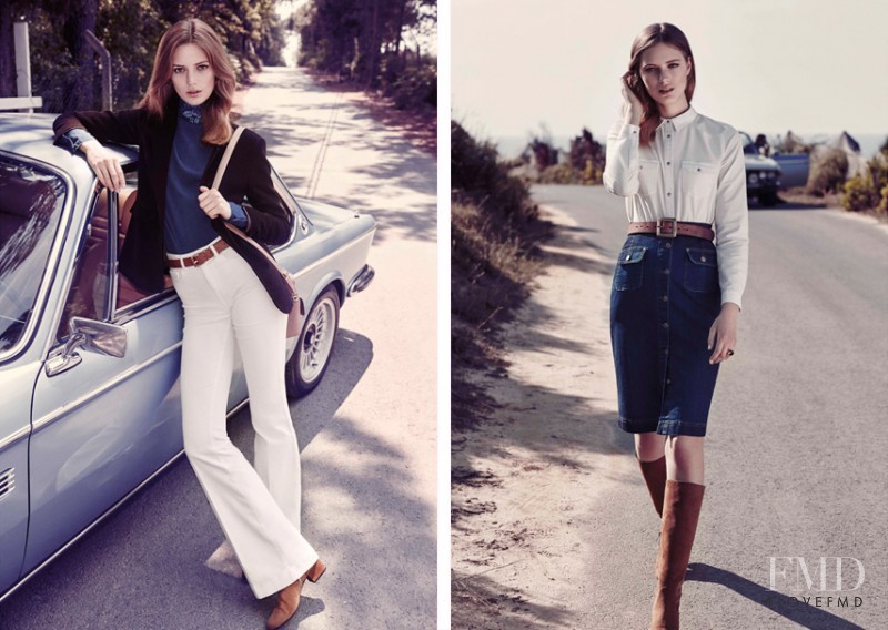 Esther Heesch featured in  the Koton catalogue for Autumn/Winter 2015