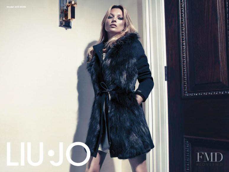 Kate Moss featured in  the Liu Jo advertisement for Autumn/Winter 2011