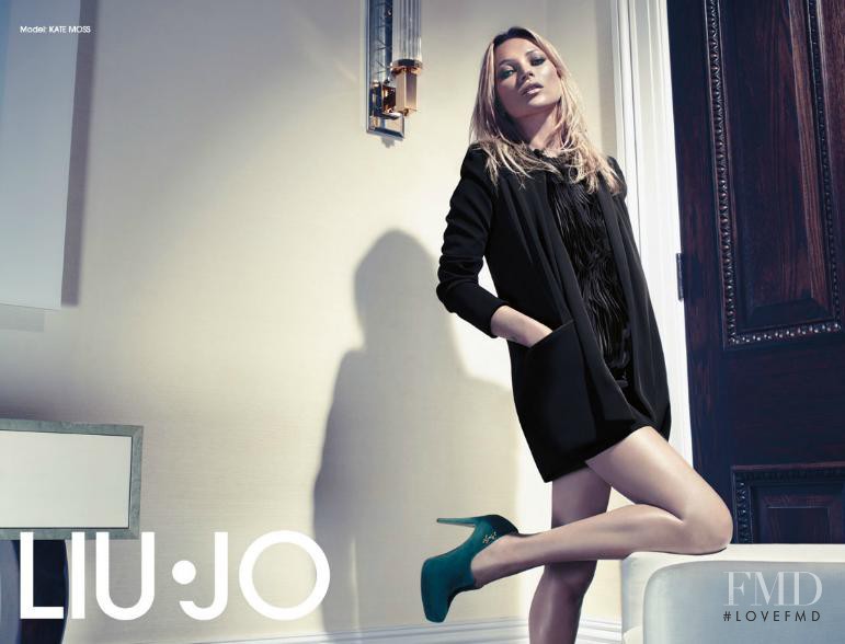 Kate Moss featured in  the Liu Jo advertisement for Autumn/Winter 2011