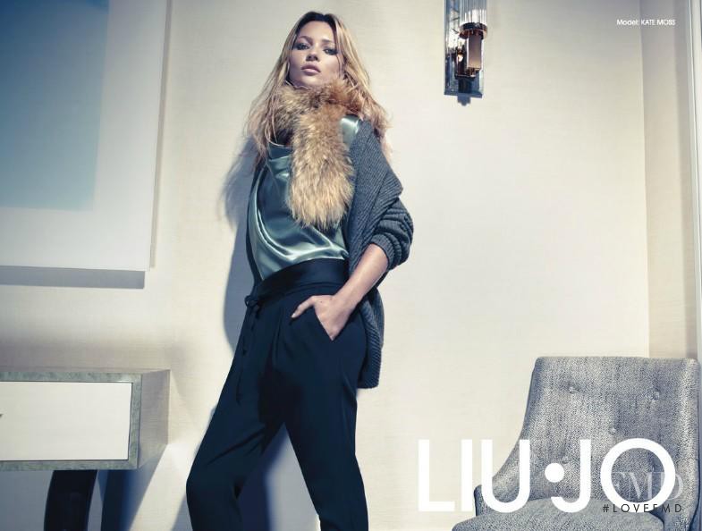 Kate Moss featured in  the Liu Jo advertisement for Autumn/Winter 2011