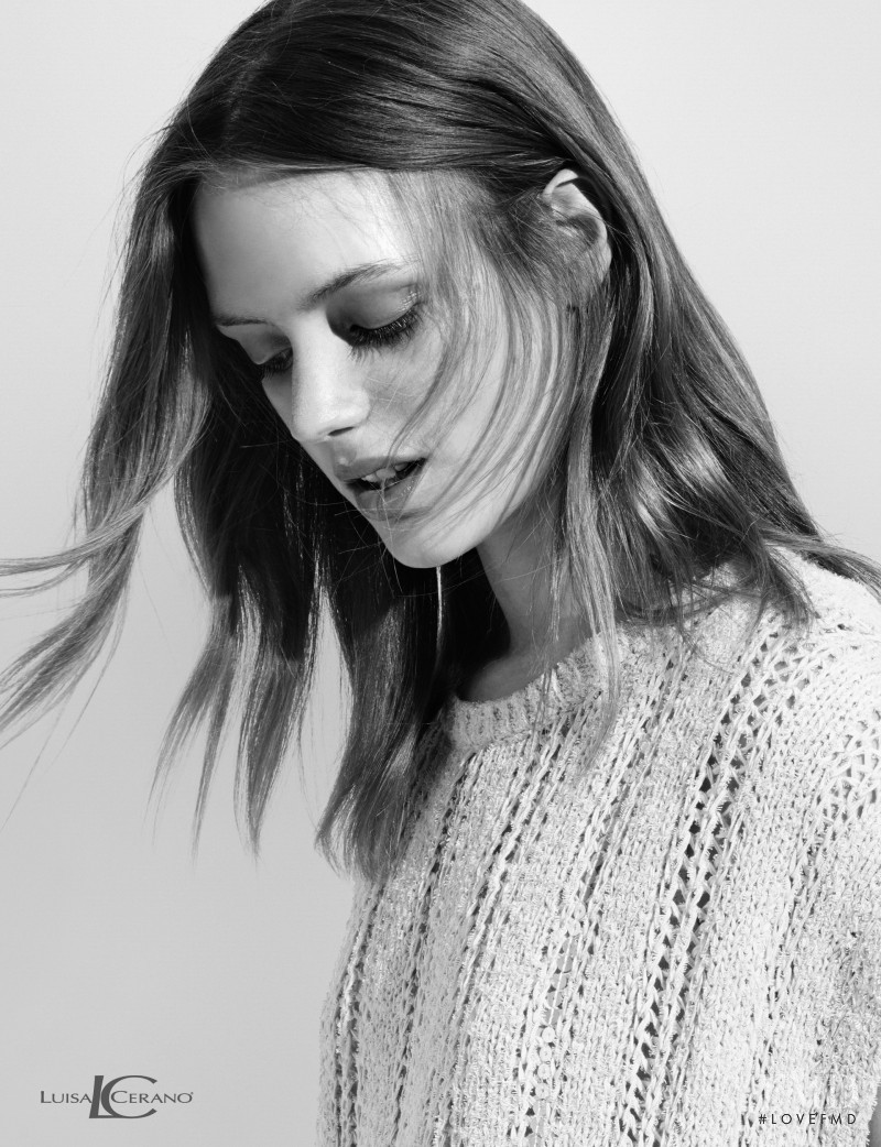 Esther Heesch featured in  the Luisa Cerano lookbook for Spring/Summer 2016