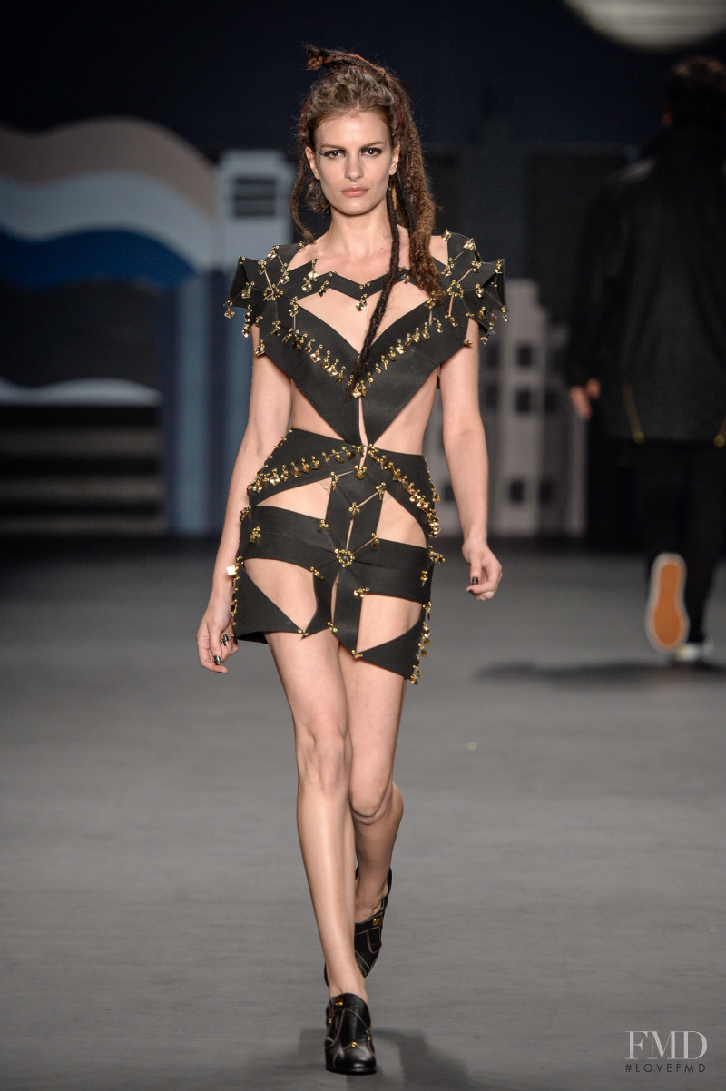 Rebecca Gobbi featured in  the Amapo fashion show for Autumn/Winter 2015