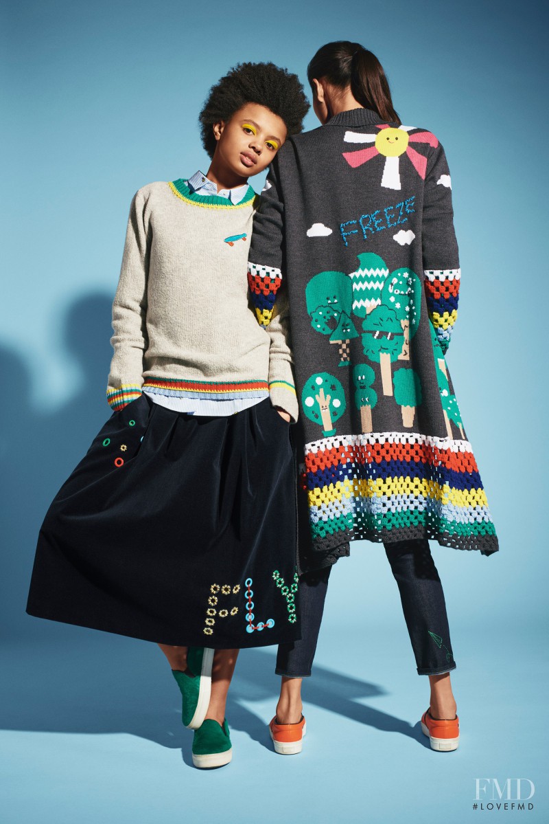 Poppy Okotcha featured in  the Mira Mikati fashion show for Autumn/Winter 2016