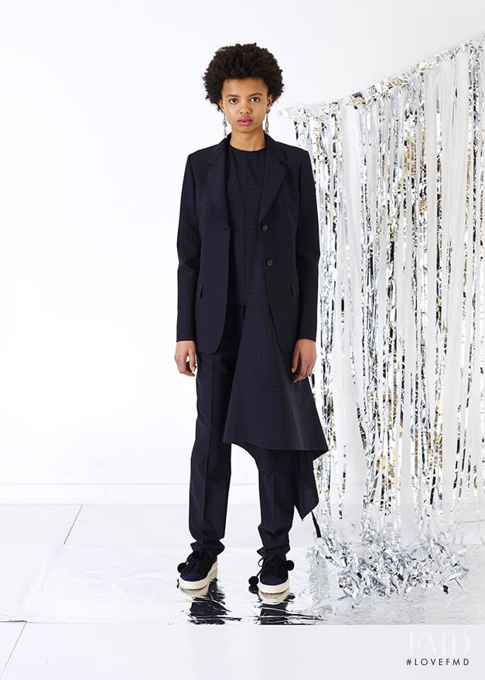 Poppy Okotcha featured in  the Ports 1961 fashion show for Pre-Fall 2016