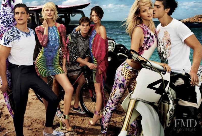 Aline Weber featured in  the Just Cavalli advertisement for Spring/Summer 2013