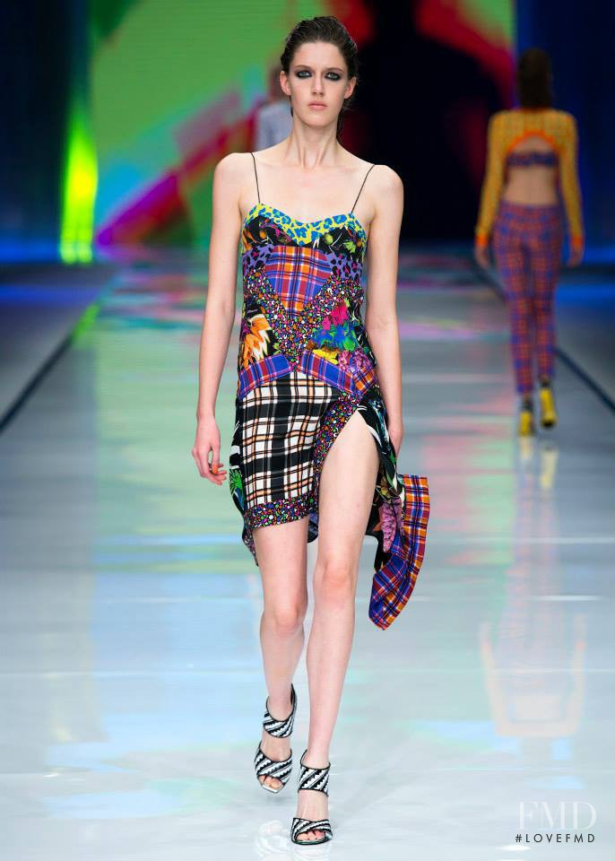 Josephine van Delden featured in  the Just Cavalli fashion show for Spring/Summer 2014