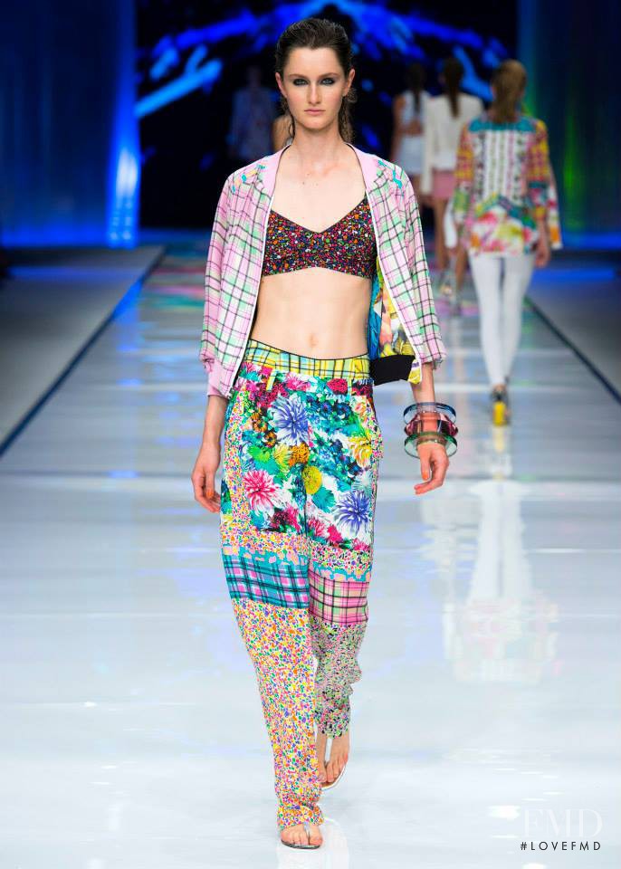 Mackenzie Drazan featured in  the Just Cavalli fashion show for Spring/Summer 2014