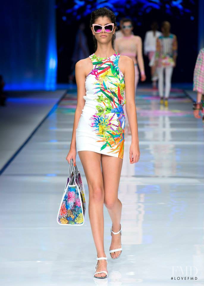 Antonina Petkovic featured in  the Just Cavalli fashion show for Spring/Summer 2014