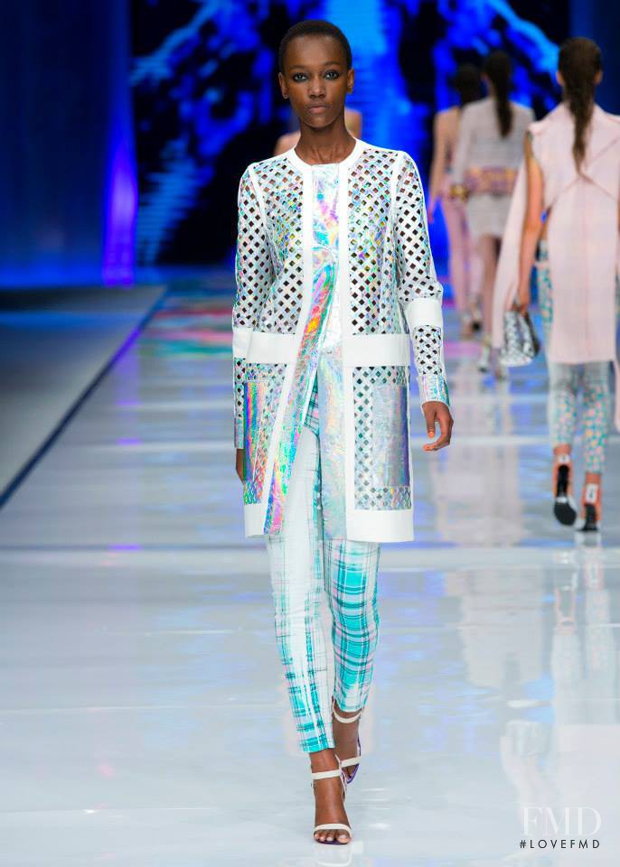 Herieth Paul featured in  the Just Cavalli fashion show for Spring/Summer 2014