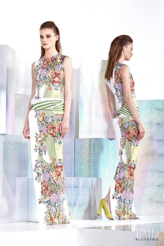 Marine Van Outryve featured in  the Just Cavalli fashion show for Resort 2014