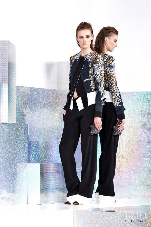 Marine Van Outryve featured in  the Just Cavalli fashion show for Resort 2014