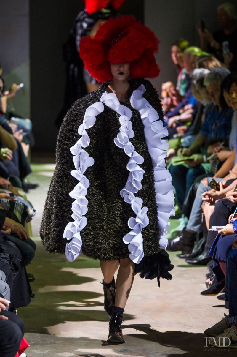 Anastasia Chekry featured in  the Comme Des Garcons fashion show for Spring/Summer 2016