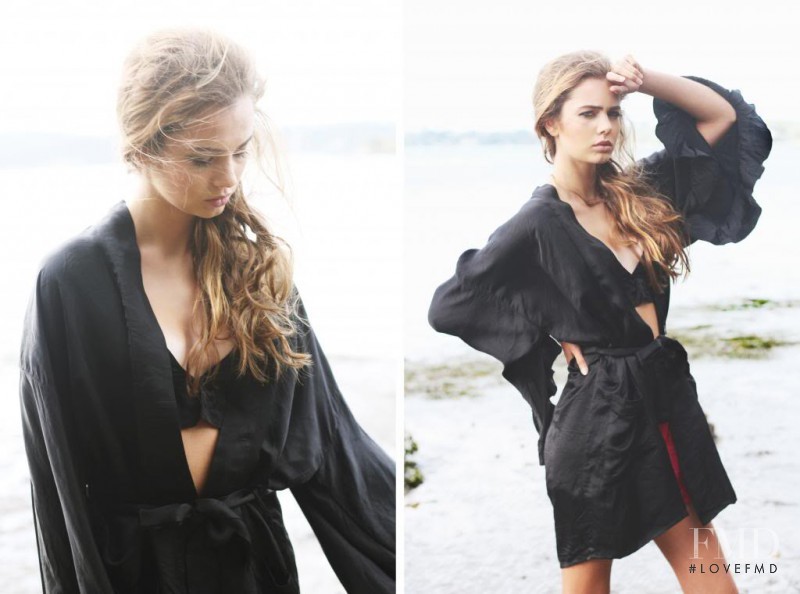 Emma Boyd featured in  the Romersk Sleepwear fashion show for Spring/Summer 2014