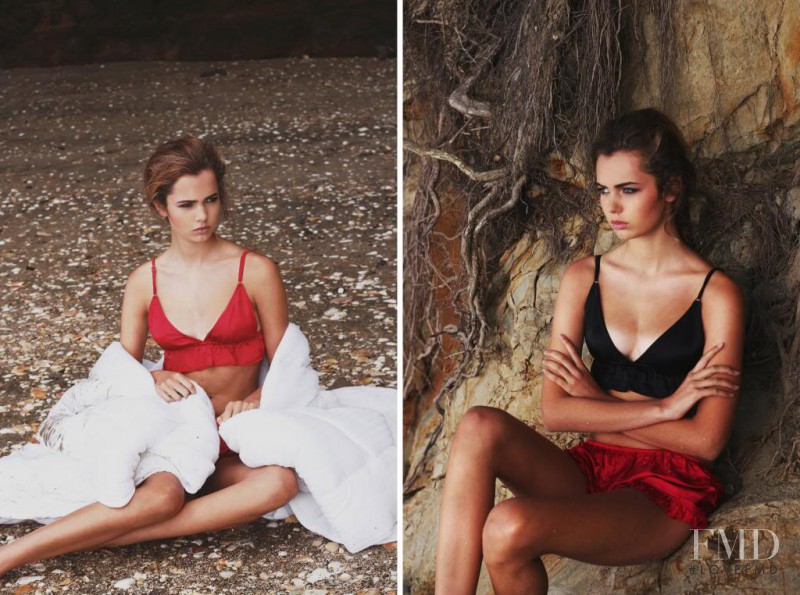 Emma Boyd featured in  the Romersk Sleepwear fashion show for Spring/Summer 2014