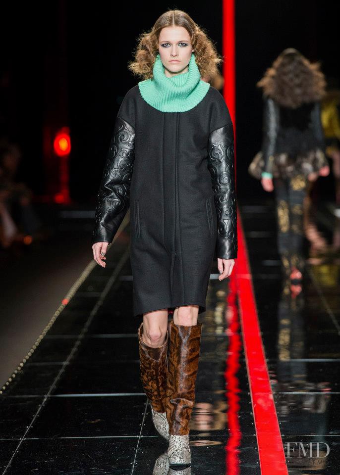 Emma  Oak featured in  the Just Cavalli fashion show for Autumn/Winter 2013