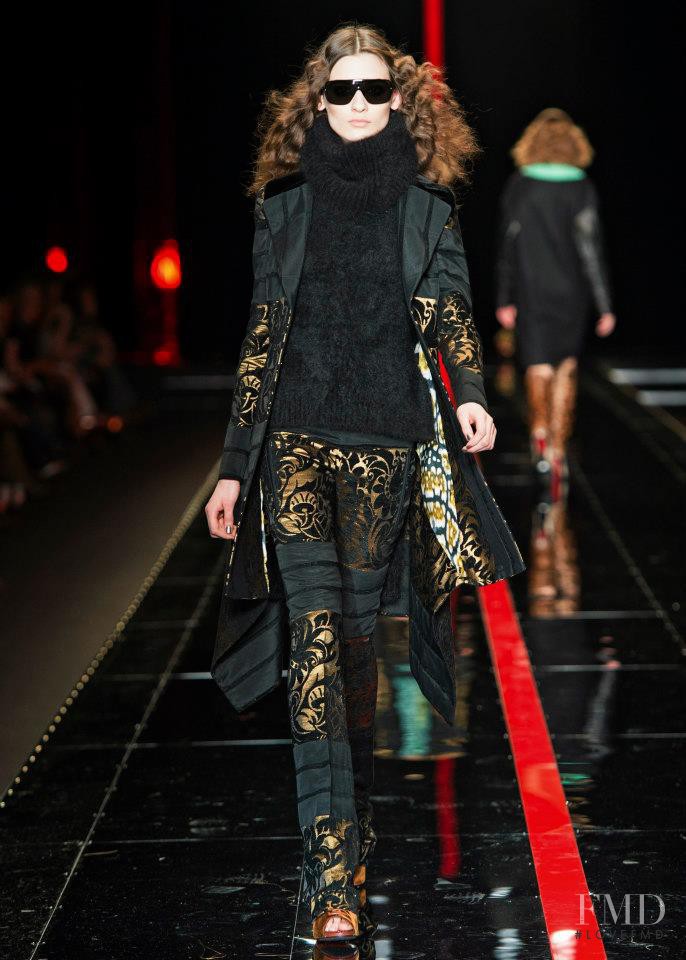 Carolina Thaler featured in  the Just Cavalli fashion show for Autumn/Winter 2013