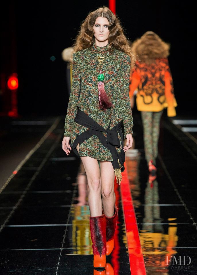 Marie Piovesan featured in  the Just Cavalli fashion show for Autumn/Winter 2013