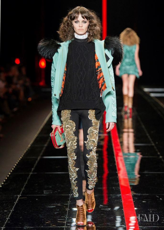 Marta Dyks featured in  the Just Cavalli fashion show for Autumn/Winter 2013
