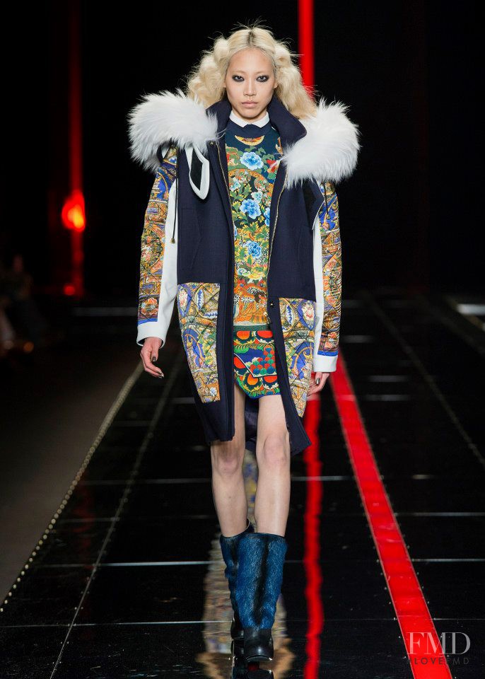 Soo Joo Park featured in  the Just Cavalli fashion show for Autumn/Winter 2013