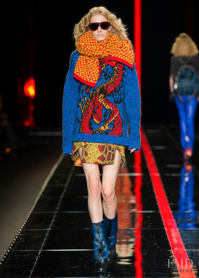 Marique Schimmel featured in  the Just Cavalli fashion show for Autumn/Winter 2013
