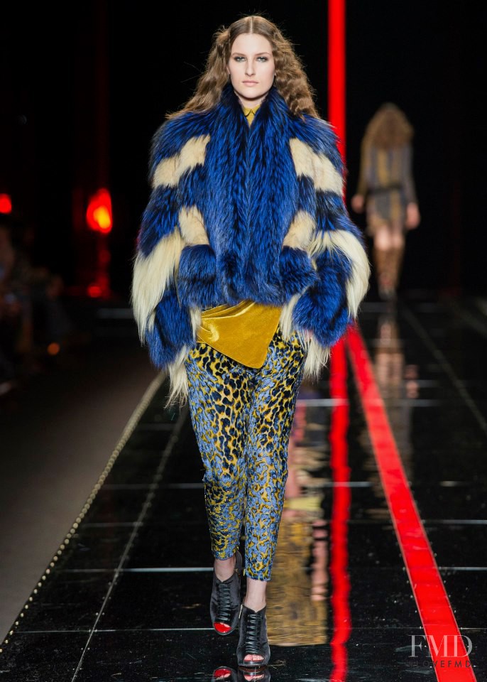 Katia Selinger featured in  the Just Cavalli fashion show for Autumn/Winter 2013
