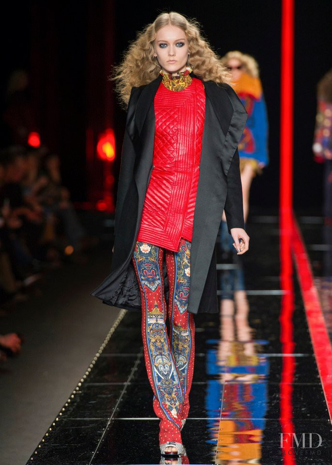 Katerina Ryabinkina featured in  the Just Cavalli fashion show for Autumn/Winter 2013