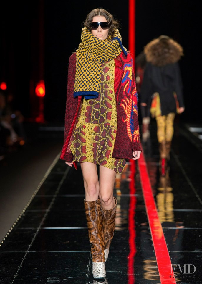 Muriel Beal featured in  the Just Cavalli fashion show for Autumn/Winter 2013