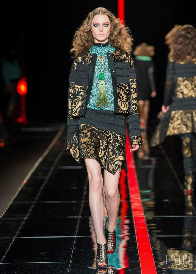 Lieve Dannau featured in  the Just Cavalli fashion show for Autumn/Winter 2013