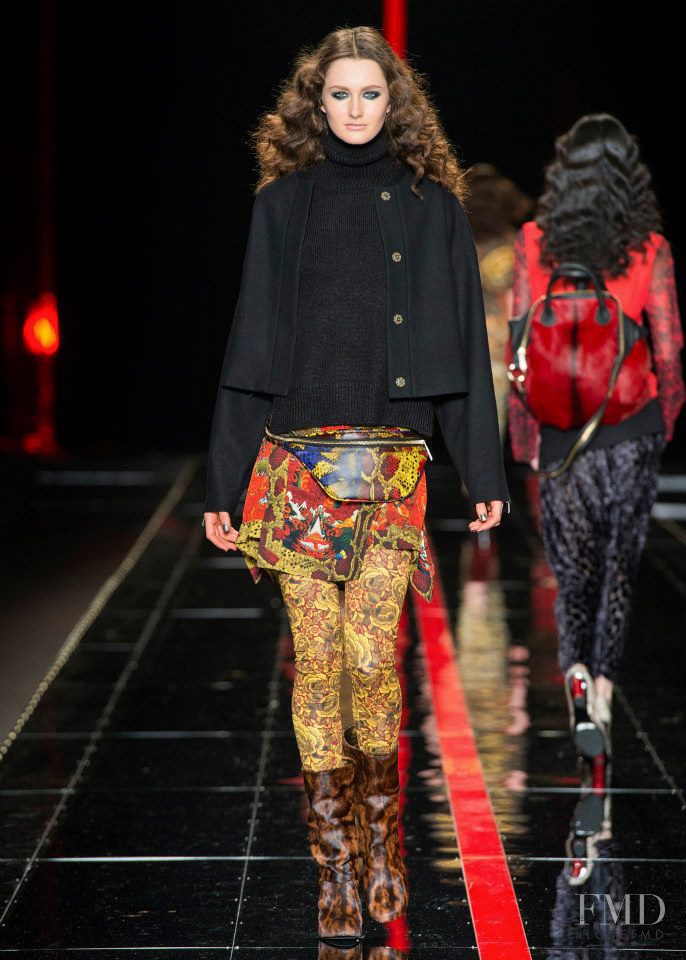Mackenzie Drazan featured in  the Just Cavalli fashion show for Autumn/Winter 2013