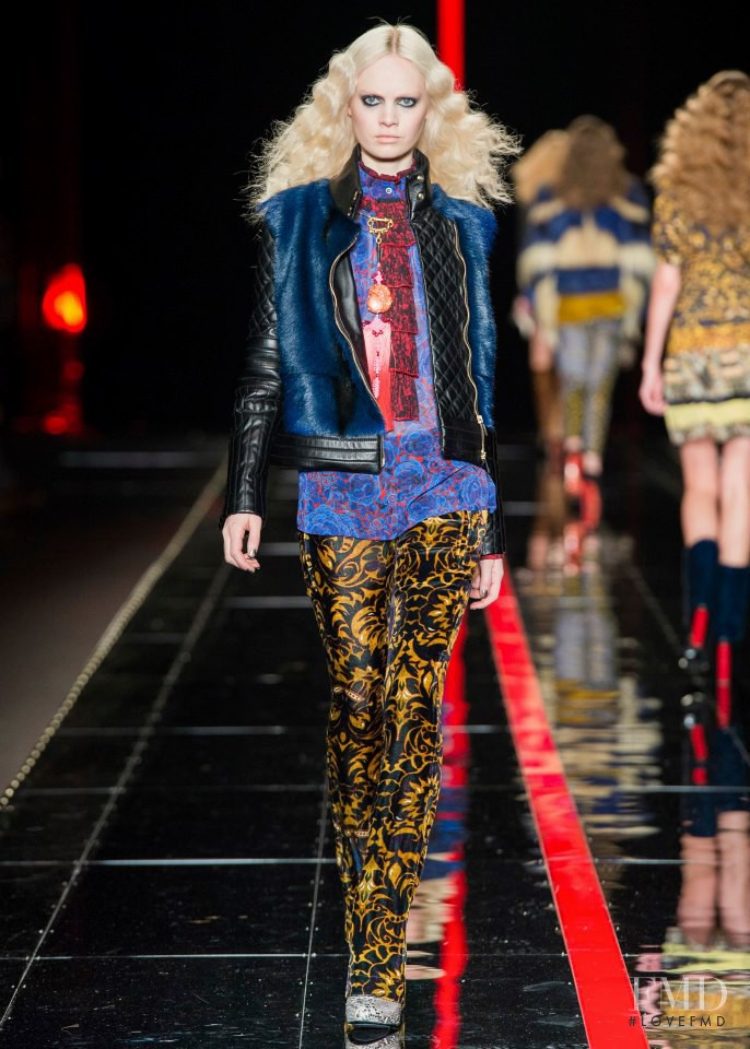 Steffi Soede featured in  the Just Cavalli fashion show for Autumn/Winter 2013
